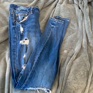 Garage size 11 high waisted dark wash skinny jean